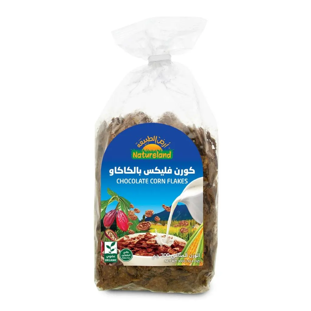 كورن فليكس بالكاكاو خالي الجلوتين عضوي